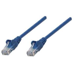 Intellinet 7.5m Cat5e síťový kabel Modrá 7, 5 m U/UTP (UTP) 319874 obraz