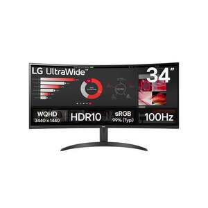 LG 34WR50QK-B počítačový monitor 86, 4 cm (34") 3440 x 34WR50QK-B obraz