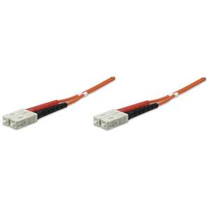 Intellinet 0.5m SC M/M optický kabel OM2 Oranžová 470032 obraz