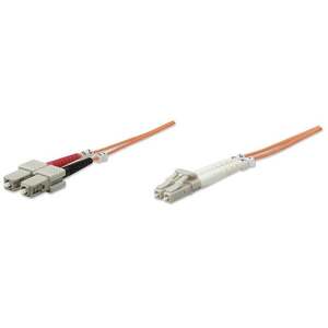 Intellinet 3.0m LC-SC M/M optický kabel 3 m OM2 Oranžová 470384 obraz