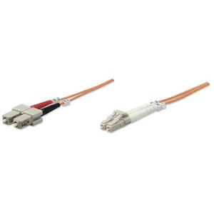 Intellinet 3.0m LC-SC M/M optický kabel 3 m OM1 Oranžová 471275 obraz