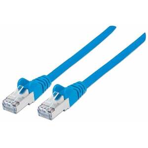 Network Patch Cable - Cat7 Cable/Cat6A Plugs - 15m - Blue - 741149 obraz