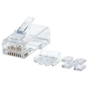 PLUG RJ45 8P/8C UTP CAT6A FOR CABLE 80 PCS 790666 obraz