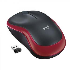 Logitech 910-002240 M185 Bezdrátová myš červená 910-002240 obraz