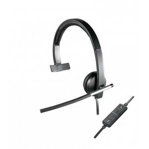 Logitech H650E Sluchátka s mikrofonem Kabel Přes hlavu 981-000514 obraz
