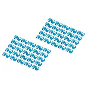 Barevný klip pro RJ45 konektor, modrý, balení 100 kusů A-CC-B obraz