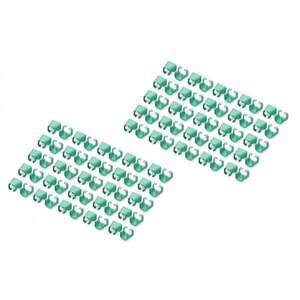 Barevný klip na RJ45 konektor, zelený, balení 100 ks. A-CC-G obraz