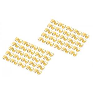 Barevná spona pro RJ45 konektor, žlutá, balení 100 ks. A-CC-Y obraz