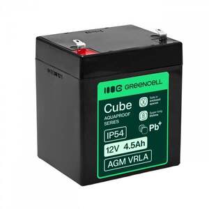 Green Cell AGM VRLA 12V 4.5Ah bezúdržbová baterie pro AGM12V4-5AH-H obraz