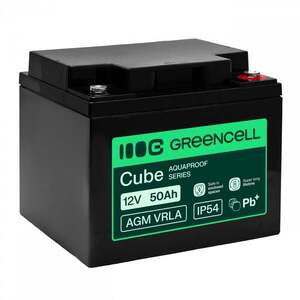 Green Cell AGM VRLA 12V 50Ah bezúdržbová baterie pro AGM12V50AH-H obraz