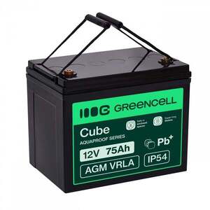 Green Cell Cube AGM VRLA IP54 12V 75Ah bezúdržbová AGM12V75AH-J obraz