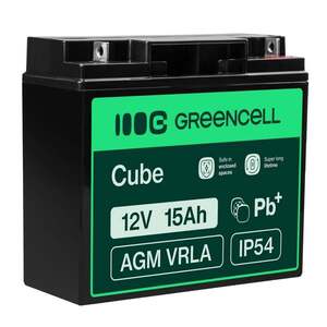 Green Cell AGM53 baterie pro vozidla AGM (Absorbed Glass Mat) 15 AGM53 obraz