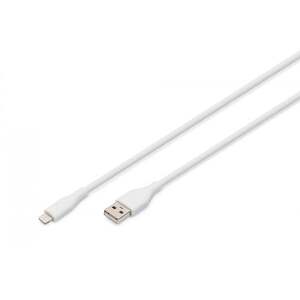Silikonový napájecí kabel USB-A - Lightning, USB AK-600108-005-W obraz