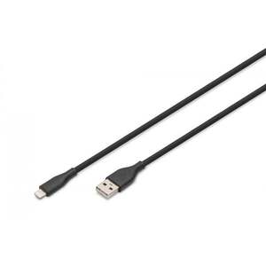 Silikonový napájecí kabel USB-A na Lightning, USB AK-600108-020-S obraz