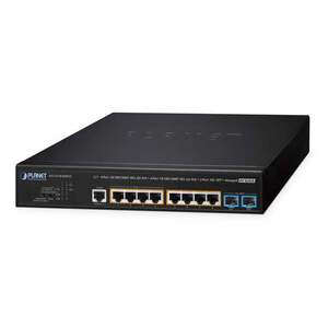 PLANET L2+ 4-Port 10/100/1000T 802.3bt PoE + 4-Port AVS-4210-8HP2X obraz