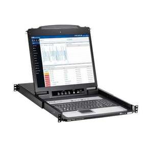 16portový IP KVM s 19" LCD konzolí, německá verze B020-U16-19-IPG obraz