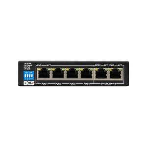 BCS BCS-B-SP04G02G 4-portový PoE switch 1Gbps s BCS-B-SP04G02G obraz