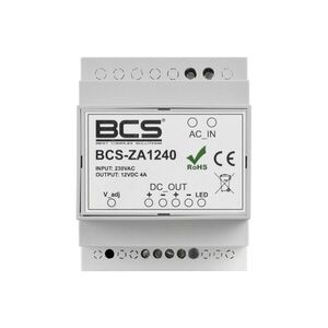 BCS BCS-ZA1240 Impulsní napájecí zdroj 12V 4A s BCS-ZA1240 obraz