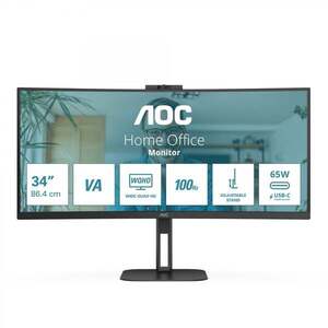 AOC V5 CU34V5CW počítačový monitor 86, 4 cm (34") 3440 x CU34V5CW obraz