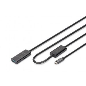 Aktivní prodlužovací kabel, USB 3.2 5Gbps, USB-C - USB-A DA-73111 obraz