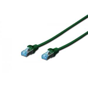 Kabel krosový (patch cord) RJ45-RJ45, kat.5e, SF/UTP DK-1532-010/G obraz