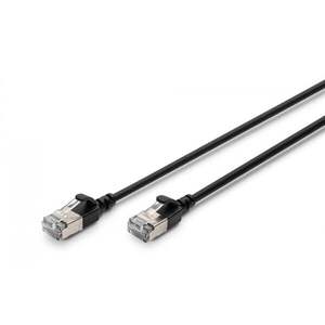 Slim RJ45-RJ45 patch cord, Cat. 6A, F/FTP, AWG 32/7 DK-1632-A-015S-BL obraz