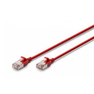 Slim RJ45-RJ45 patch cord, Cat. 6A, F/FTP, AWG 32/7 DK-1632-A-020S-R obraz