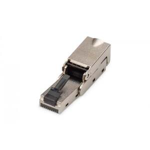 Modulární kloubová RJ45 zásuvka kat.6A, PoE+, 10GbE, STP DN-93636 obraz