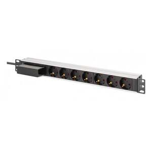 PDU Rack napájecí lišta 19" s jističem typu C 16A, 7 DN-95439 obraz
