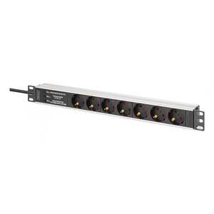 PDU Rack napájecí lišta 19" s ochranou proti přepětí + DN-95441 obraz
