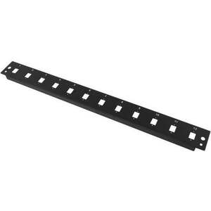Fiber optic cross-connect panel without front plate, 19" DN-96200-BL-P obraz