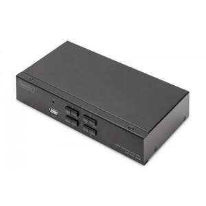 4-portový KVM přepínač, 4K 60Hz, 4xDP IN, 1xDP OUT, 2xUSB DS-12891 obraz