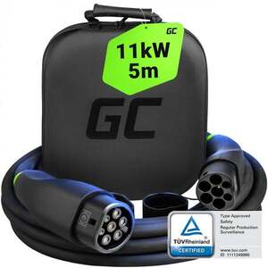 Green Cell EVKABGC03 Snap Kabel EV Type 2 11kW 5m 16A Tesla EVKABGC03 obraz