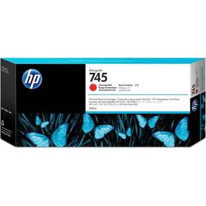 HP 745 300-ml DesignJet Chromatic Red Ink Cartridge F9K06A obraz