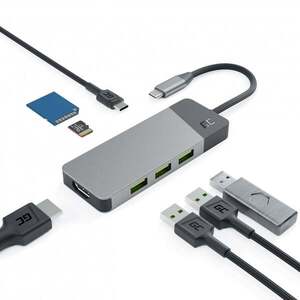 Green Cell HUBGC01 rozbočovač rozhraní USB typu C 5000 HUBGC01 obraz