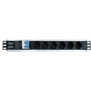 Techly I-CASE STRIP-16SH 19' Napájecí lišta 1.5U I-CASE STRIP-16SH obraz
