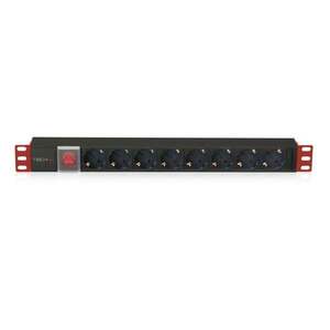 Techly I-CASE STRIP-81UD 19" 1U Napájecí lišta X8 I-CASE STRIP-81UD obraz