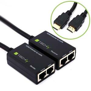 Techly IDATA EXT-E30D HDMI Extender 1080p60Hz až do IDATA EXT-E30D obraz