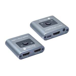 Techly IDATA HDMI-2128KT HDMI 2.1 2x1 Přepínač IDATA HDMI-2128KT obraz
