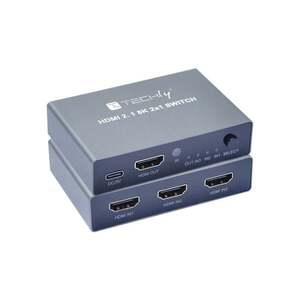 Techly IDATA HDMI-2138KT HDMI 2.1 Přepínač 3x1 IDATA HDMI-2138KT obraz
