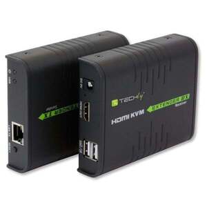Techly IDATA HDMI-KVM2 KVM HDMI/USB Extender 1080p60Hz IDATA HDMI-KVM2 obraz