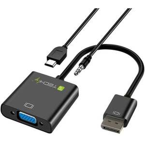 Techly IDATA HDMI-VGA2AU HDMI na VGA D-sub 15 pin IDATA HDMI-VGA2AU obraz