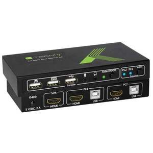 Techly IDATA KVM-HDMI2U KVM přepínač 2x1 HDMI/USB IDATA KVM-HDMI2U obraz