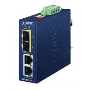 PLANET IP40 Compact size 2-Port 100/1000X SFP + 2-Port IGT-2205AT-E obraz