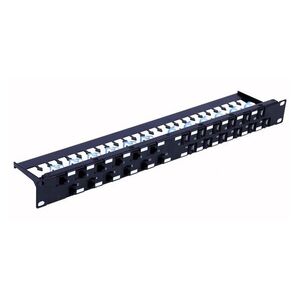 Techly I-PP 24-RU-C6ATSL Patch panel 24x Keystone I-PP 24-RU-C6ATSL obraz