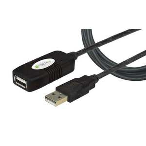 Techly IUSB-REP10TY USB 2.0 Aktivní prodlužovací kabel IUSB-REP10TY obraz