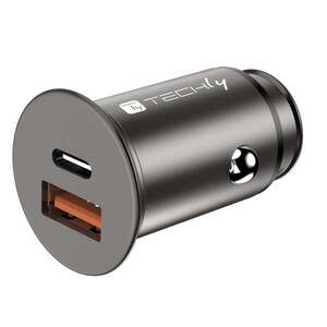 Techly IUSB2-CAR5-AC38W Auto nabíječka USB-C & IUSB2-CAR5-AC38W obraz