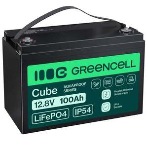 Green Cell LFPGC12V100AH CUBE Akumulátor LiFePO4 100Ah LFPGC12V100AH obraz
