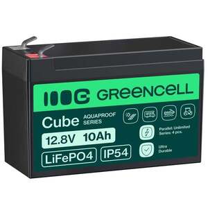 Green Cell LFPGC12V10AH CUBE Akumulátor LiFePO4 10Ah LFPGC12V10AH obraz