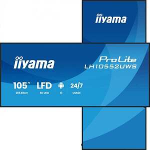 iiyama LH10552UWS-B1AG ProLite Signage Display 105" LH10552UWS-B1AG obraz